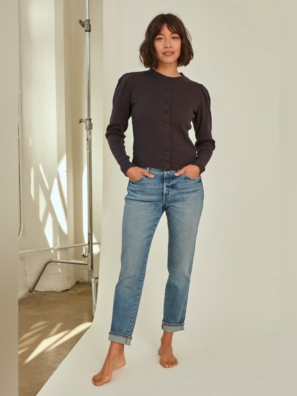 AMO Denim Tomboy Relaxed Jean in Damsel
